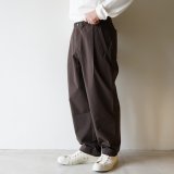 画像: STILL BY HAND - NYLON EASY SLACKS Brown