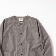 JACKMAN - BACK NEP COLLARLESS JACKET [JM8507] True Gray