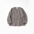 JACKMAN - BACK NEP COLLARLESS JACKET [JM8507] True Gray