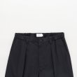 STILL BY HAND - Cupro mixed straight pants [PT08251] / Dark Navy