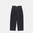 STILL BY HAND - Cupro mixed straight pants [PT08251] / Dark Navy