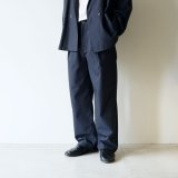 画像: STILL BY HAND - Cupro mixed straight pants / Dark Navy