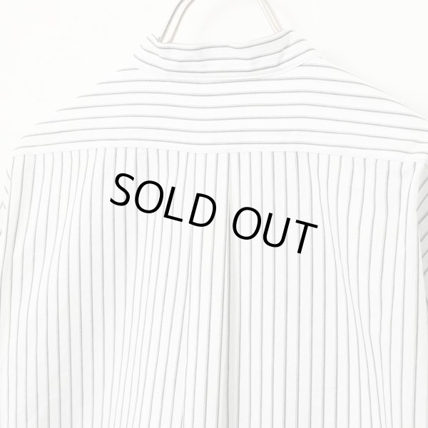 STILL BY HAND WM - Striped pullover shirt [SH02251WM] / White Stripe
