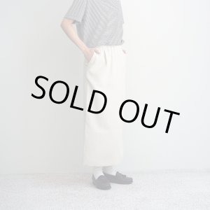 画像: 【women's】 STILL BY HAND WM - Polyester easy skirt [SK01251WM] / Ecru