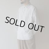画像: ●20%OFF●[size50のみ] STILL BY HAND - Oversized shirt / White Stripe