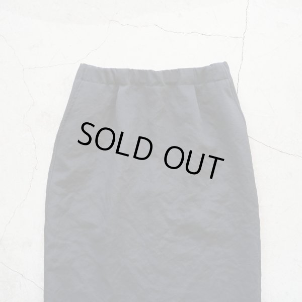 【Women's】STILL BY HAND WM - Polyester easy skirt [SK01251WM] / Ink Black