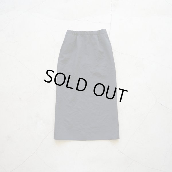 【Women's】STILL BY HAND WM - Polyester easy skirt [SK01251WM] / Ink Black
