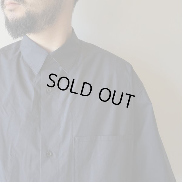 STILL BY HAND - Silk mixed shirt [SH01251] / Charcoal