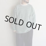 画像: [size Lのみ] EEL Products - Yururi tee L/S border [E-25526] / Green Border