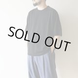 画像: STILL BY HAND - Half sleeve knit t-shirt [KN02251] / Black