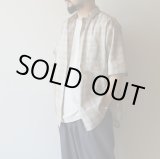 画像: [size Mのみ] EEL Products - Conkara shirt 1/2 / Light gray check