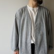STILL BY HAND - Buttonless cardigan [CS09252] / Grey