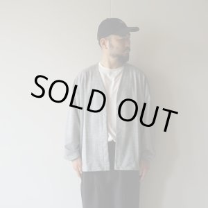 画像: STILL BY HAND - Buttonless cardigan / Grey