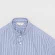 STILL BY HAND - Striped narrow collar shirt [SH04251] / Navy