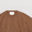 STILL BY HAND - Knitted t-shirt [KN01252] / Brick