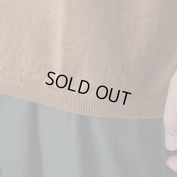 2025ss Still By Hand ニットTシャツ 48 KN01252 STILL BY HAND 