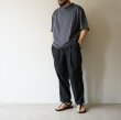 STILL BY HAND - Nylon easy pants [PT04252] / Ink Black