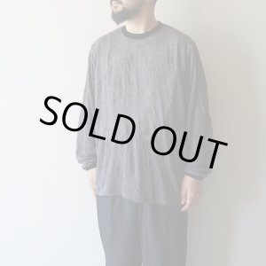画像: 【unisex】ironari - Cloud tee / Charcoal Gray