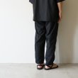STILL BY HAND - Nylon easy pants [PT04252] / Ink Black