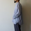 STILL BY HAND - Striped narrow collar shirt [SH04251] / Navy