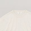 STILL BY HAND - Nepped crewneck t-shirt [CS07252] / Ecru