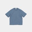 STILL BY HAND - Nepped crewneck t-shirt [CS07252] / Smoke blue