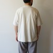 STILL BY HAND - Nepped crewneck t-shirt [CS07252] / Ecru