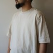 STILL BY HAND - Nepped crewneck t-shirt [CS07252] / Ecru