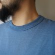 STILL BY HAND - Nepped crewneck t-shirt [CS07252] / Smoke blue