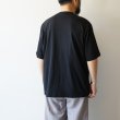 STILL BY HAND - Nepped crewneck t-shirt [CS07252] / Ink Black