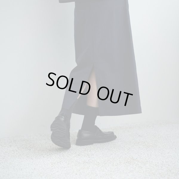 【women's】 STILL BY HAND WM - Cotton/Nylon easy skirt [SK01252WM] / Navy