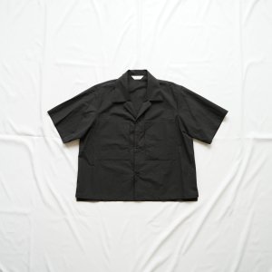 画像: 【women's】 STILL BY HAND WM - Cotton/Nylon open collar shirt / Black