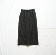 【women's】 STILL BY HAND WM - Cotton/Nylon easy skirt [SK01252WM] / Black