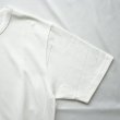 [women's] ironari - Can tee [I-25502B] / White×Light Gray