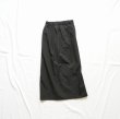 【women's】 STILL BY HAND WM - Cotton/Nylon easy skirt [SK01252WM] / Black