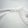 [women's] ironari - Can tee [I-25502B] / White×Light Gray