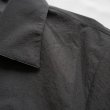 【women's】 STILL BY HAND WM - Cotton/Nylon open collar shirt [SH01252WM] / Black