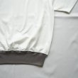[women's] ironari - Can tee [I-25502B] / White×Light Gray