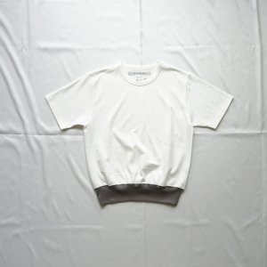 画像: 【women's】 ironari - Can tee / White×Light Gray