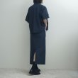 【women's】 STILL BY HAND WM - Cotton/Nylon easy skirt [SK01252WM] / Navy