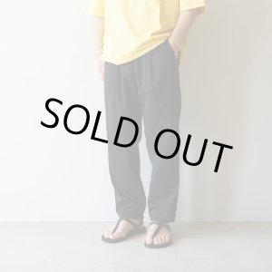 画像: JACKMAN - Crepe umps pants / Black