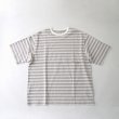 EEL Products - Yururi tee 1/2 border [E-25524] / L.Gray Border