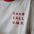 JACKMAN - Rib GCU T-shirt [JM5538] / White×Red