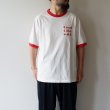 JACKMAN - Rib GCU T-shirt [JM5538] / White×Red