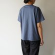 【women's】 STILL BY HAND WM - Crewneck T-shirt [CS01251WM] / Slate Blue