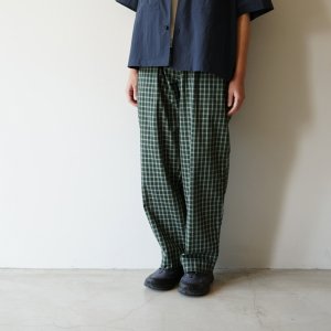 画像: 【unisex】EEL Products - Sun pants / Green check