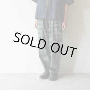 画像: 【unisex】EEL Products - Sun pants / Green check