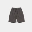 STILL BY HAND - Nylon easy shorts [PT02252] / Charcoal Brown