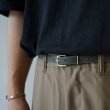 STILL BY HAND - Narrow belt [GD03252] / Dark Olive