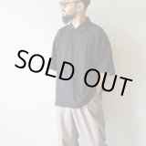 画像: STILL BY HAND - Cutsew polo / Black